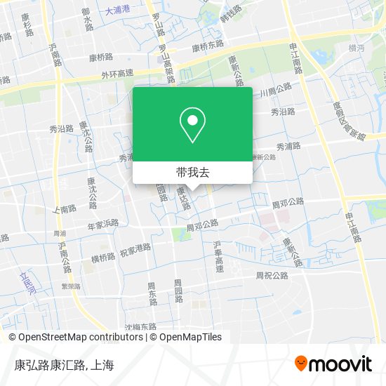 康弘路康汇路地图