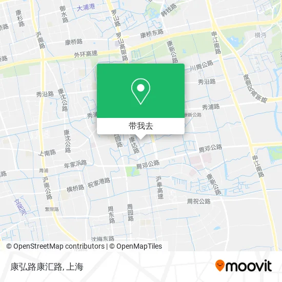 康弘路康汇路地图