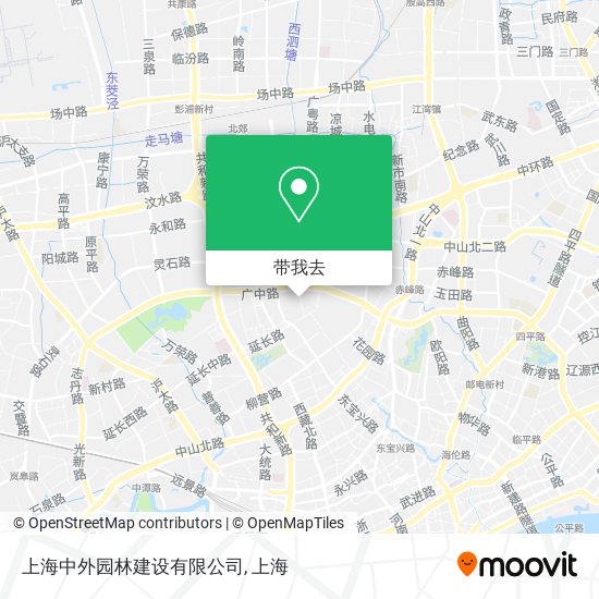 上海中外园林建设有限公司地图