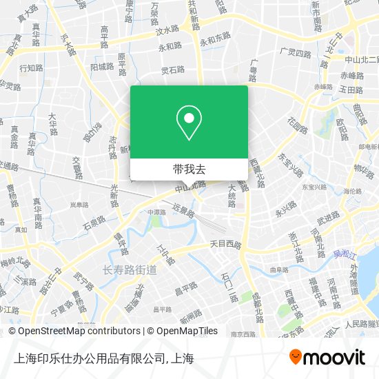 上海印乐仕办公用品有限公司地图