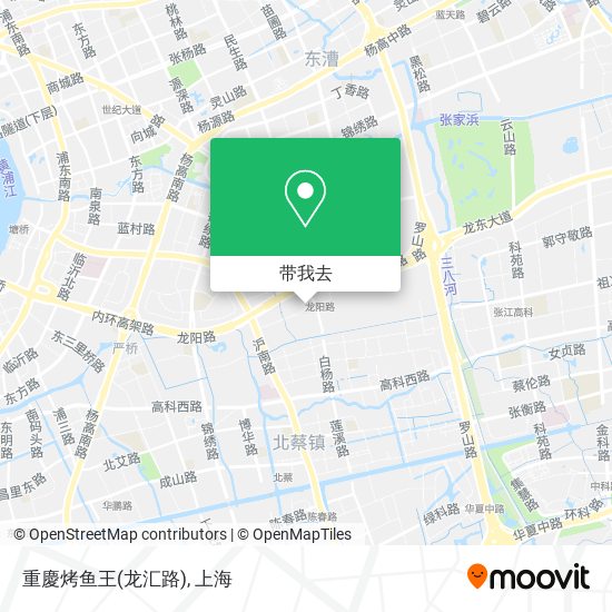 重慶烤鱼王(龙汇路)地图