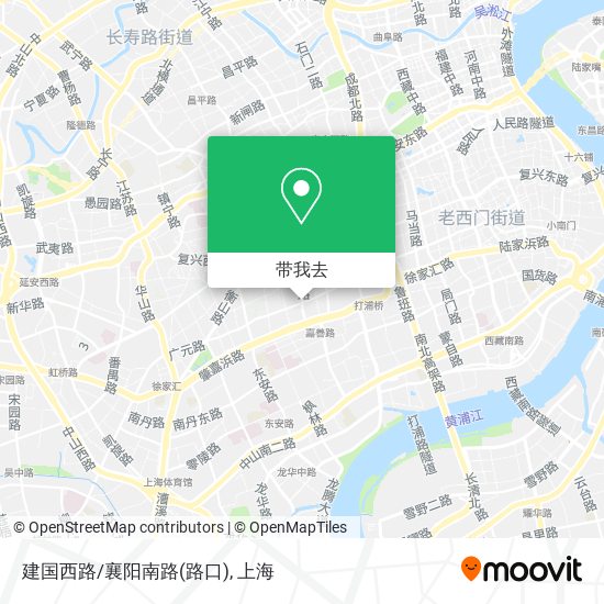 建国西路/襄阳南路(路口)地图