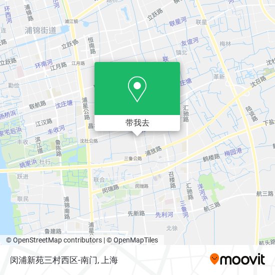 闵浦新苑三村西区-南门地图