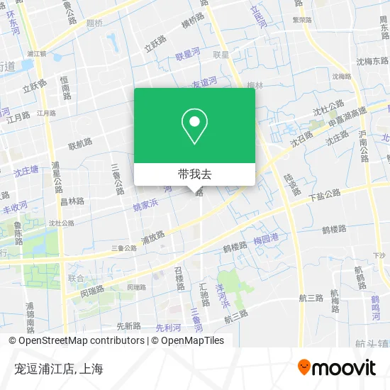 宠逗浦江店地图