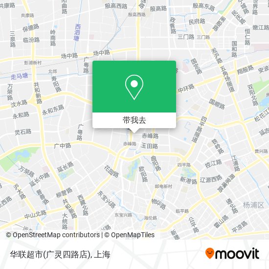 华联超市(广灵四路店)地图