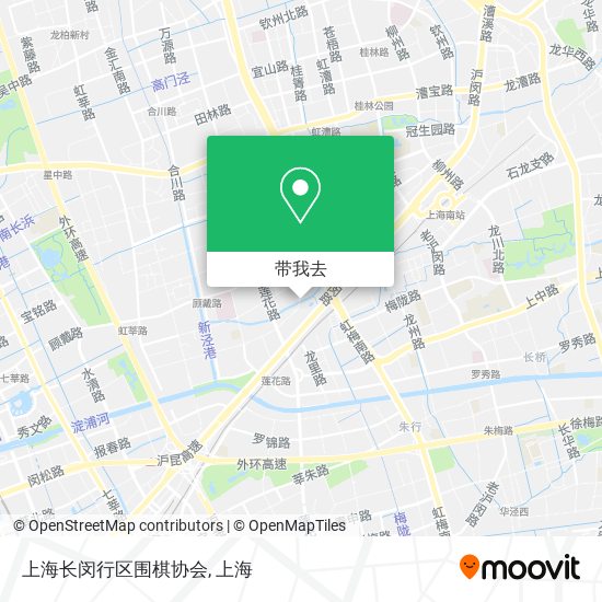 上海长闵行区围棋协会地图