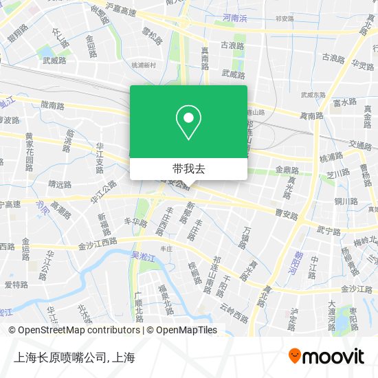 上海长原喷嘴公司地图