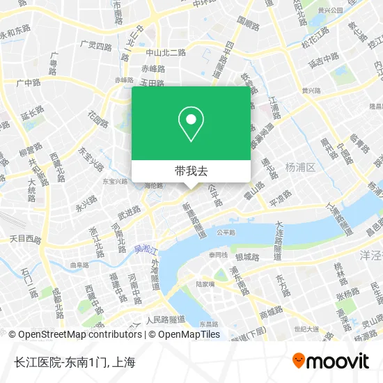长江医院-东南1门地图
