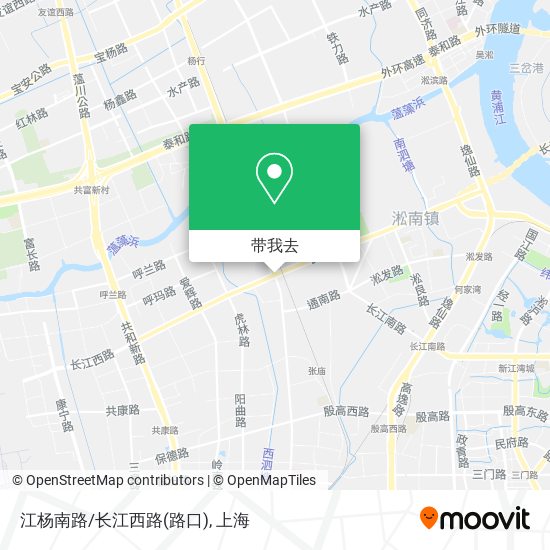 江杨南路/长江西路(路口)地图