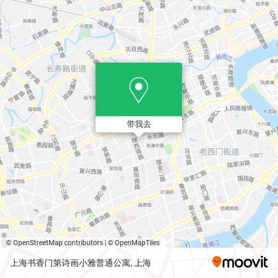 上海书香门第诗画小雅普通公寓地图