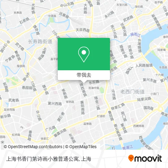 上海书香门第诗画小雅普通公寓地图