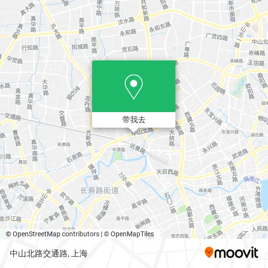 中山北路交通路地图