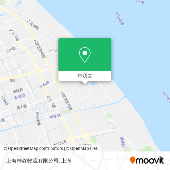 上海桂谷物流有限公司地图