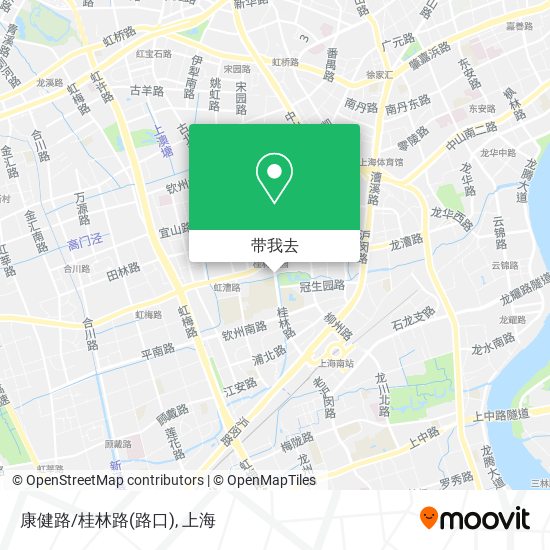 康健路/桂林路(路口)地图