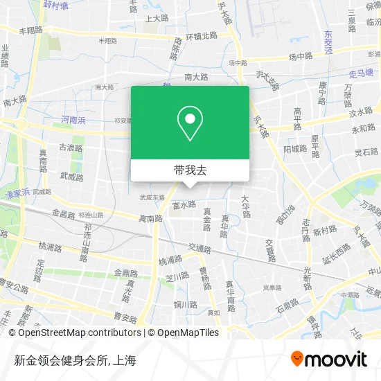 新金领会健身会所地图