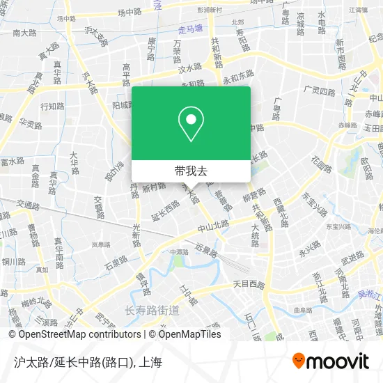 沪太路/延长中路(路口)地图
