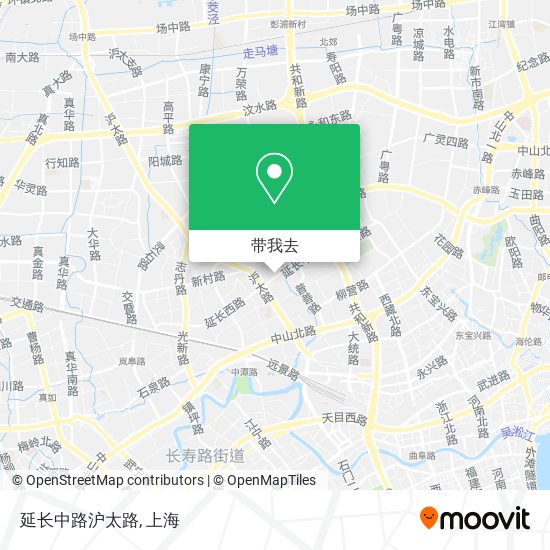 延长中路沪太路地图