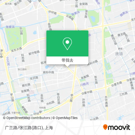 广兰路/张江路(路口)地图