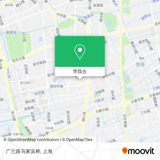 广兰路马家浜桥地图