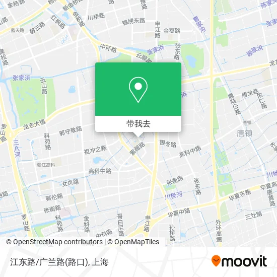 江东路/广兰路(路口)地图