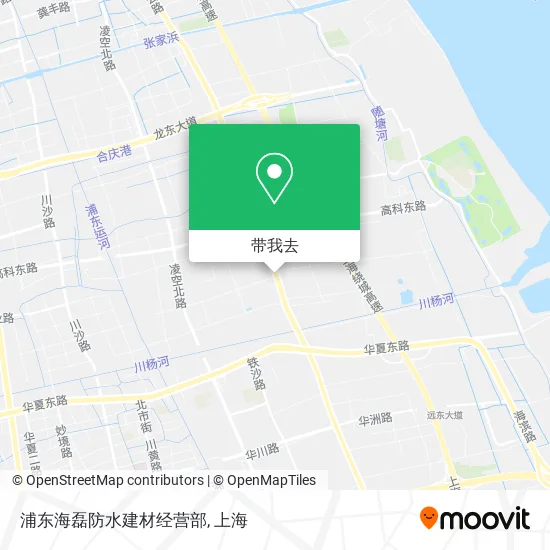 浦东海磊防水建材经营部地图