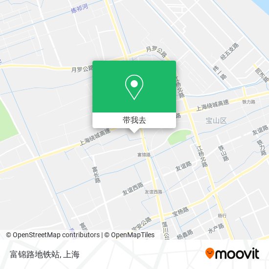 富锦路地铁站地图