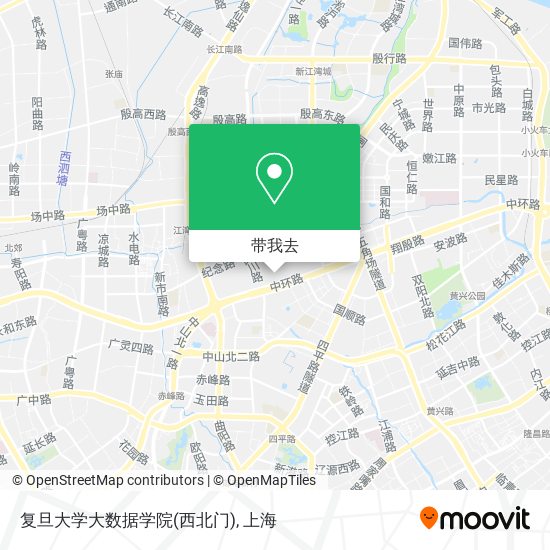 复旦大学大数据学院(西北门)地图