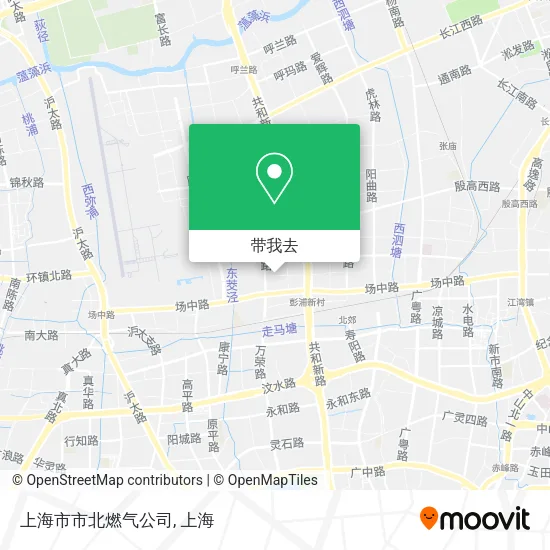 上海市市北燃气公司地图