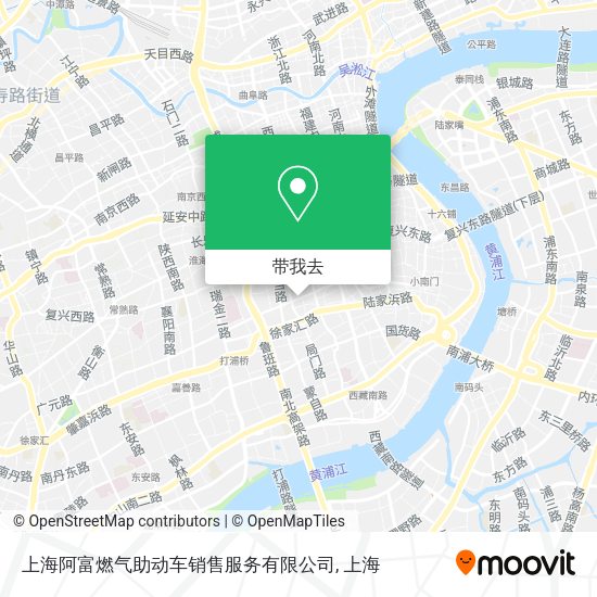 上海阿富燃气助动车销售服务有限公司地图