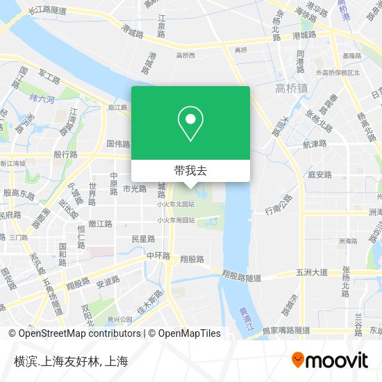 横滨.上海友好林地图