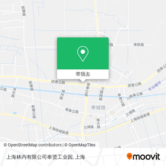 上海林内有限公司奉贤工业园地图