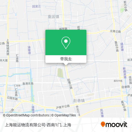 上海能运物流有限公司-西南1门地图