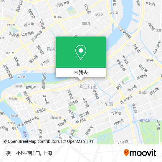 凌一小区-南1门地图