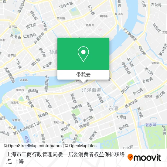 上海市工商行政管理局凌一居委消费者权益保护联络点地图