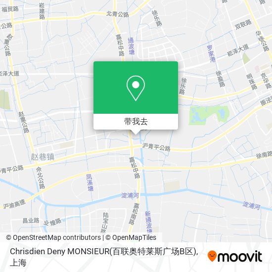 Chrisdien Deny MONSIEUR(百联奥特莱斯广场B区)地图