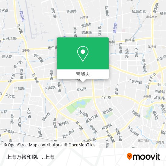上海万裕印刷厂地图