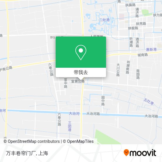 万丰卷帘门厂地图