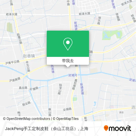 JackPeng手工定制皮鞋（佘山工坊店）地图
