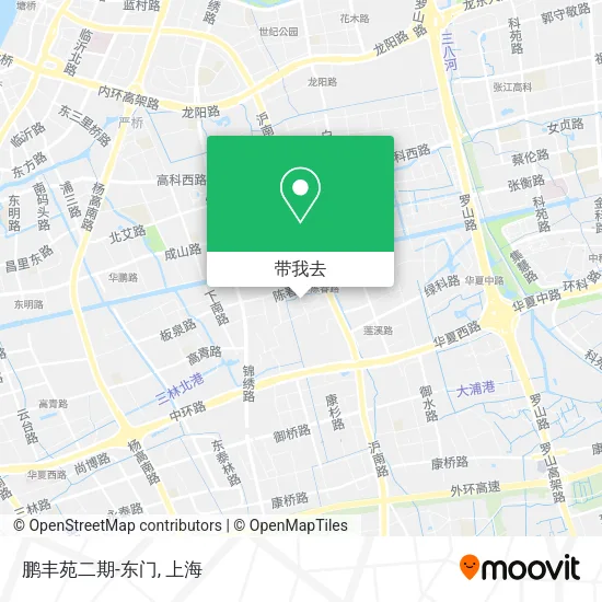 鹏丰苑二期-东门地图