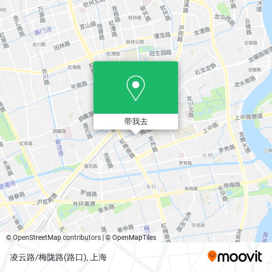凌云路/梅陇路(路口)地图