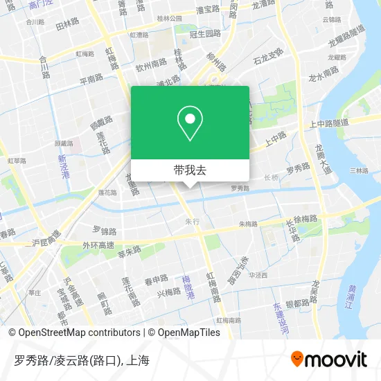 罗秀路/凌云路(路口)地图