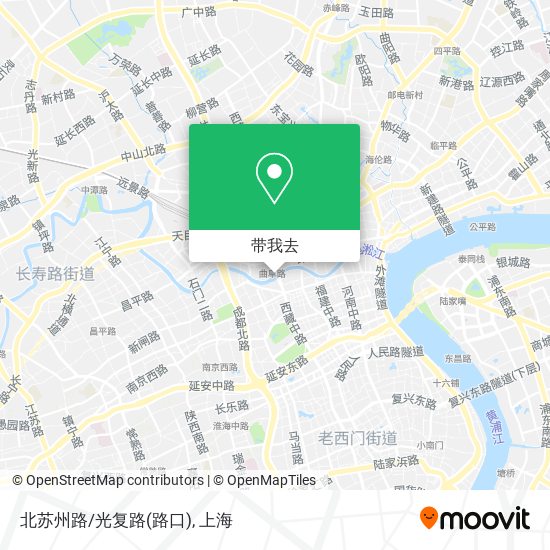 北苏州路/光复路(路口)地图