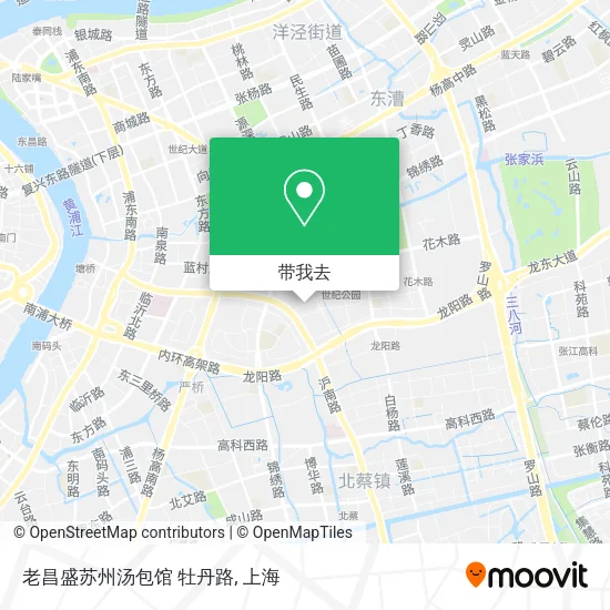 老昌盛苏州汤包馆 牡丹路地图
