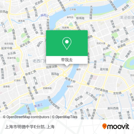 上海市明德中学E分部地图