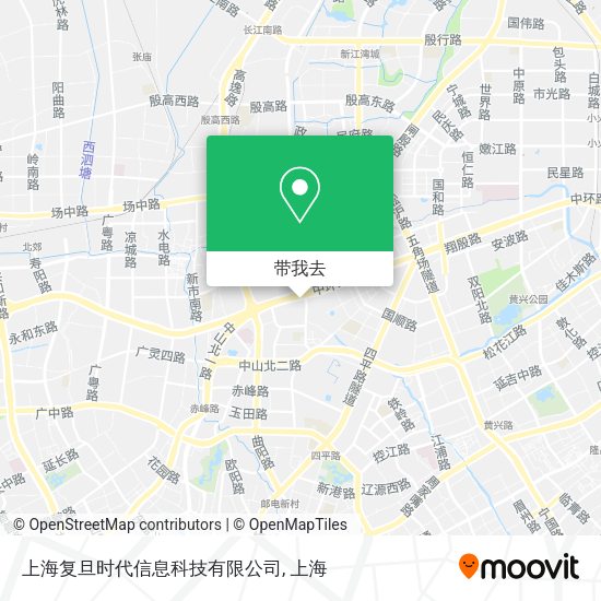 上海复旦时代信息科技有限公司地图
