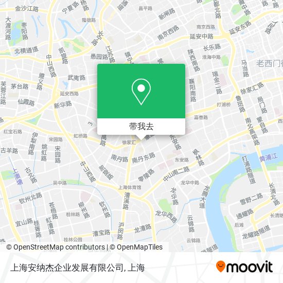 上海安纳杰企业发展有限公司地图