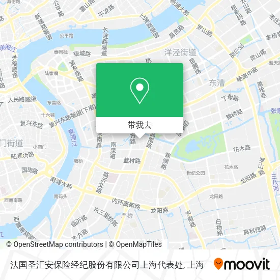 法国圣汇安保险经纪股份有限公司上海代表处地图