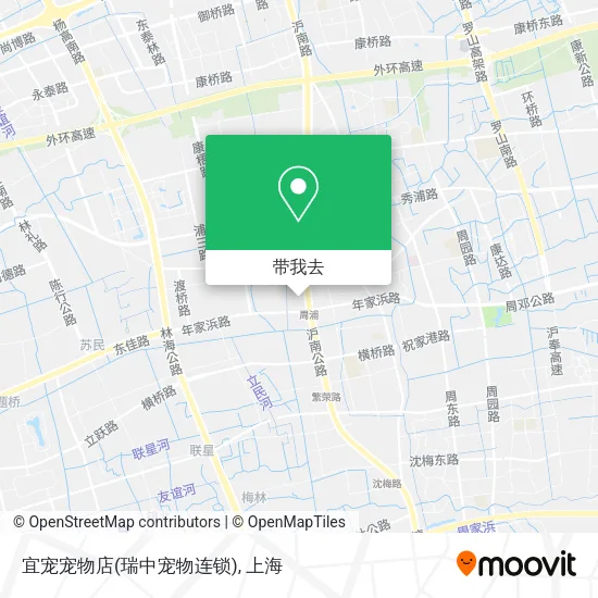 宜宠宠物店(瑞中宠物连锁)地图