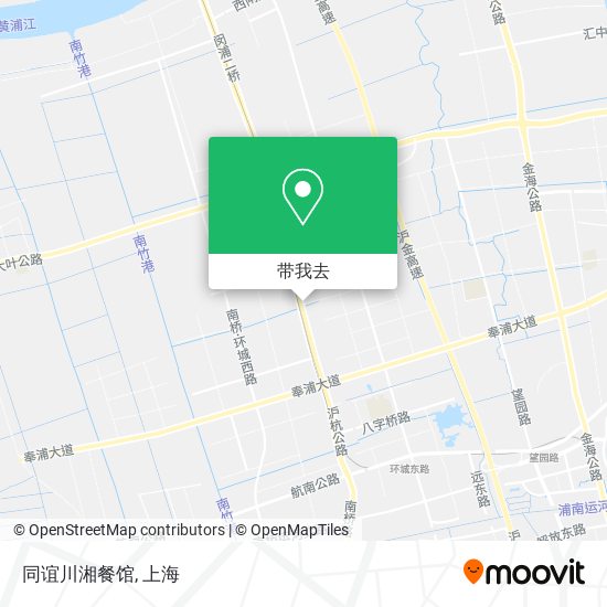 同谊川湘餐馆地图