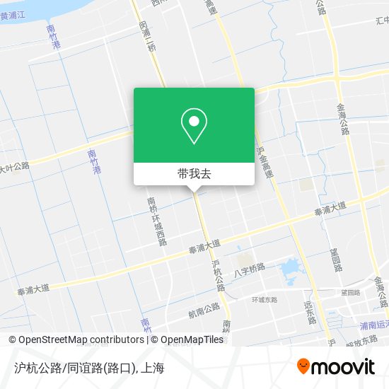 沪杭公路/同谊路(路口)地图